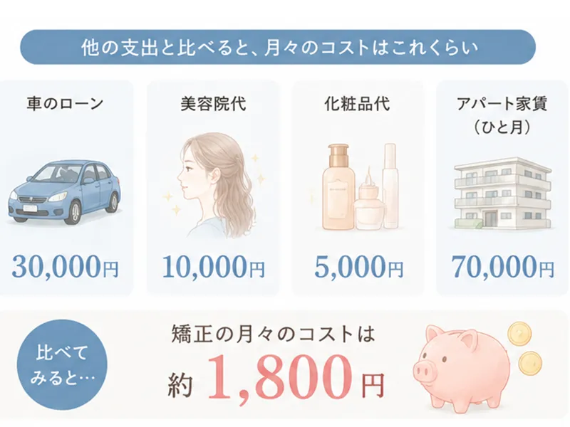 生活にかかるお金との比較