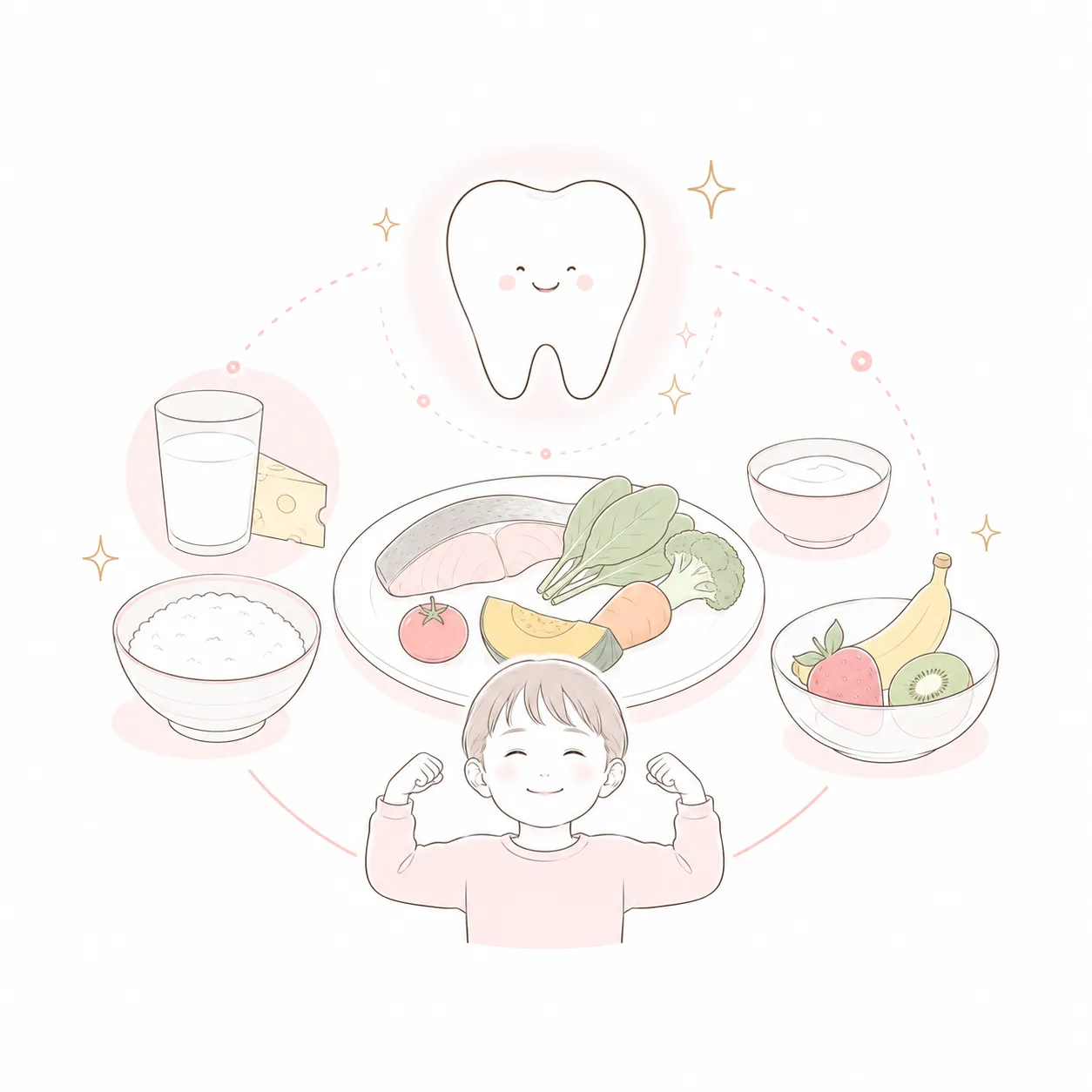 強い歯を作る栄養のバランス